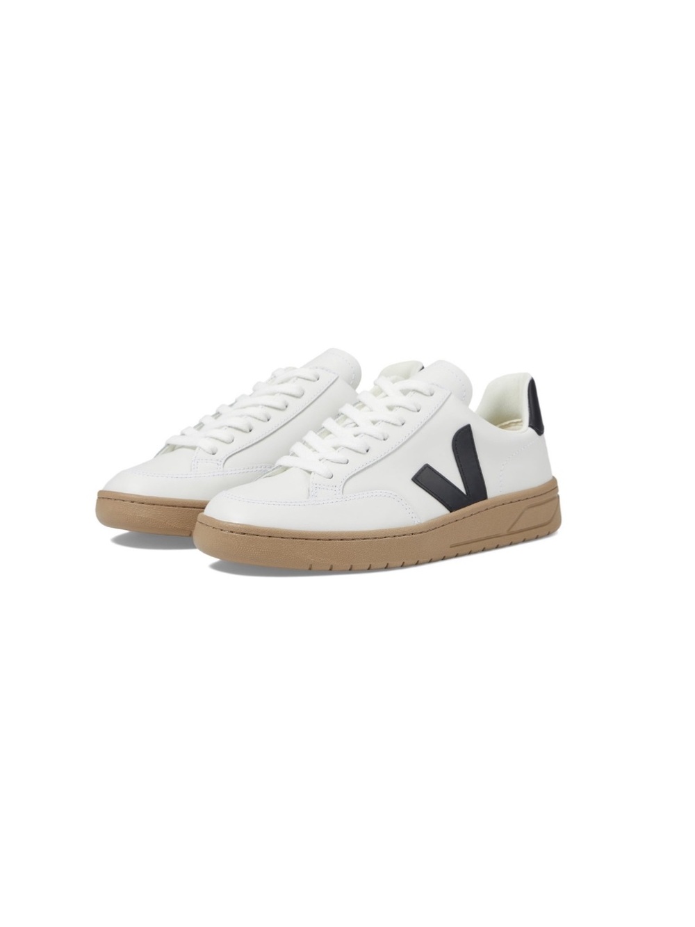 LIKE NEW Veja V-12 white leather sneakers - Picture 2 of 15